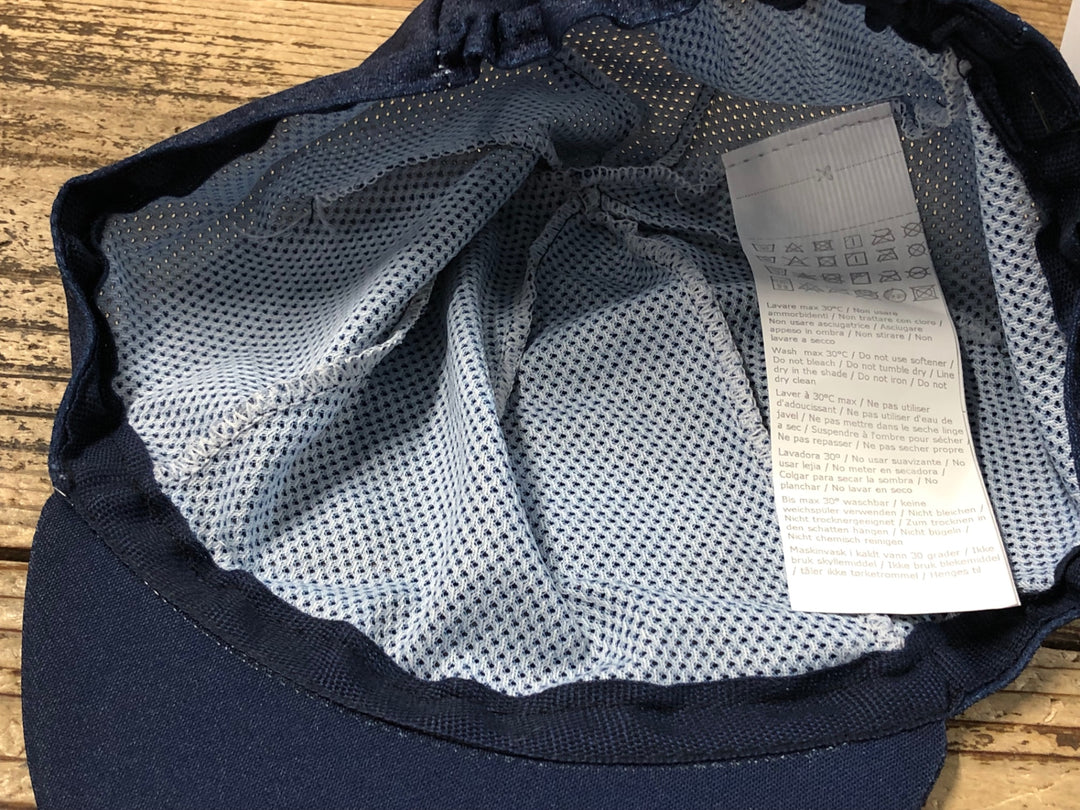 KE159 カステリ CASTELLI サイクルキャップ 紺 フリーサイズ