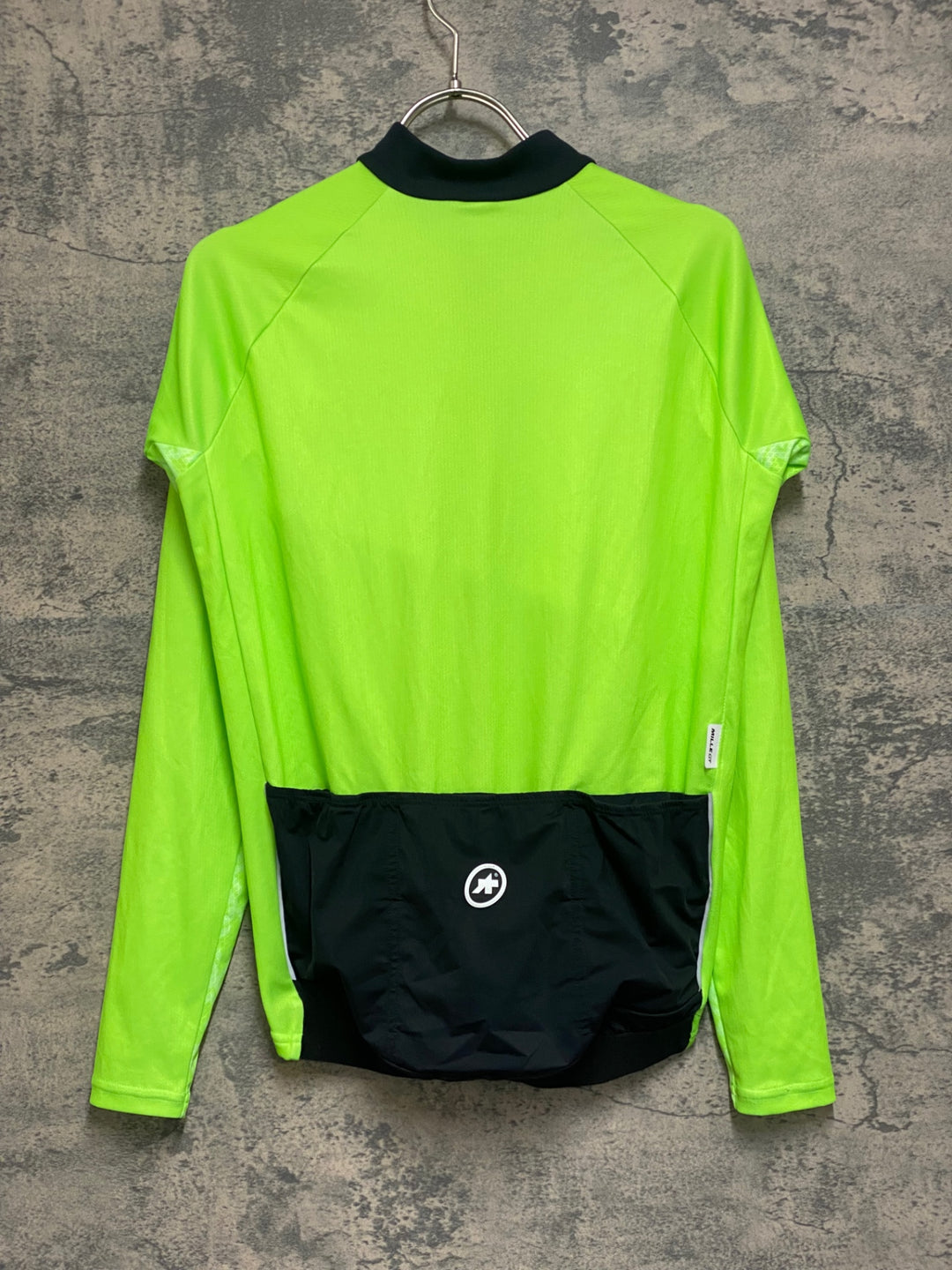JL093 アソス assos MILLE GT LONG SLEEVE JERSEY 長袖 サイクルジャージ 黄緑 S
