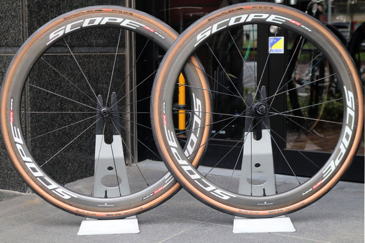 スコープ SCOPE R4C TLR カーボン チューブレスレディ ホイールセット シマノ11/12s ワイドリム19C 【東京南麻布店】