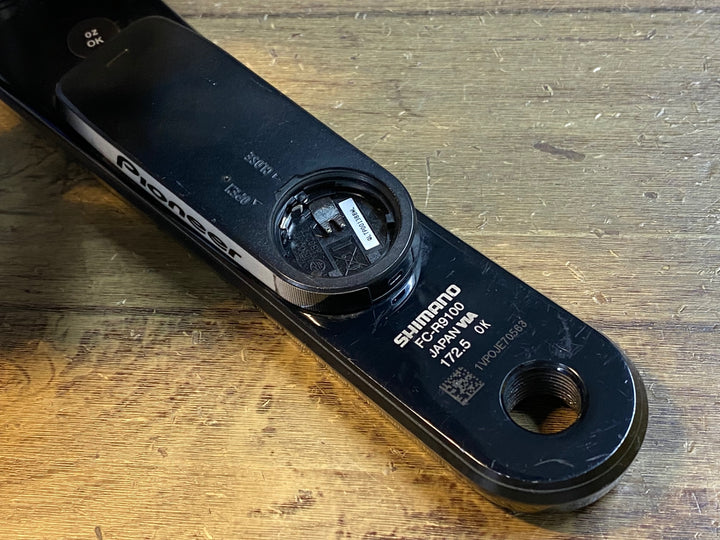 HA811 パイオニア Pioneer SGY-PM930H シマノ SHIMANO DURA-ACE FC-R9100 クランクセット 両側計測 172.5mm 11S 52-39T