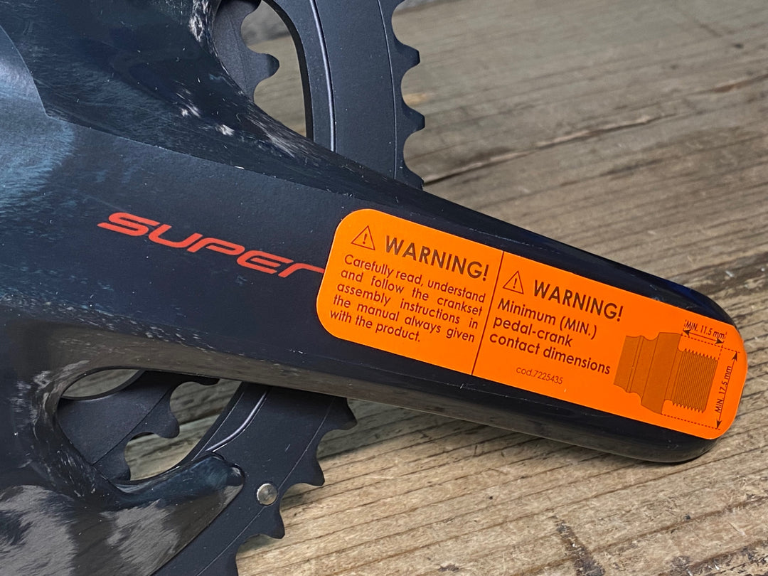 JJ325 カンパニョーロ CAMPAGNOLO SUPER RECORD クランクセット 53/39T 165mm