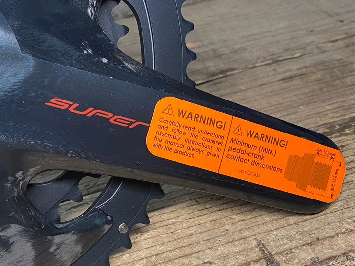 JJ325 カンパニョーロ CAMPAGNOLO SUPER RECORD クランクセット 53/39T 165mm
