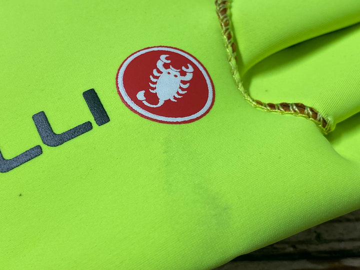 KC588 カステリ CASTELLI DILUVIO C GLOVE 長指 グローブ 黄 L/XL