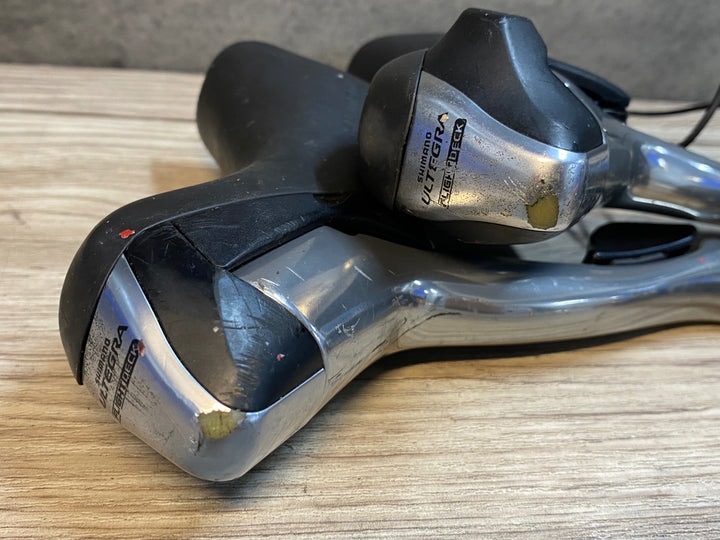 JH645 シマノ SHIMANO アルテグラ ULTEGRA ST-6600 STIレバー 2x10S ※変速不良のためジャンク