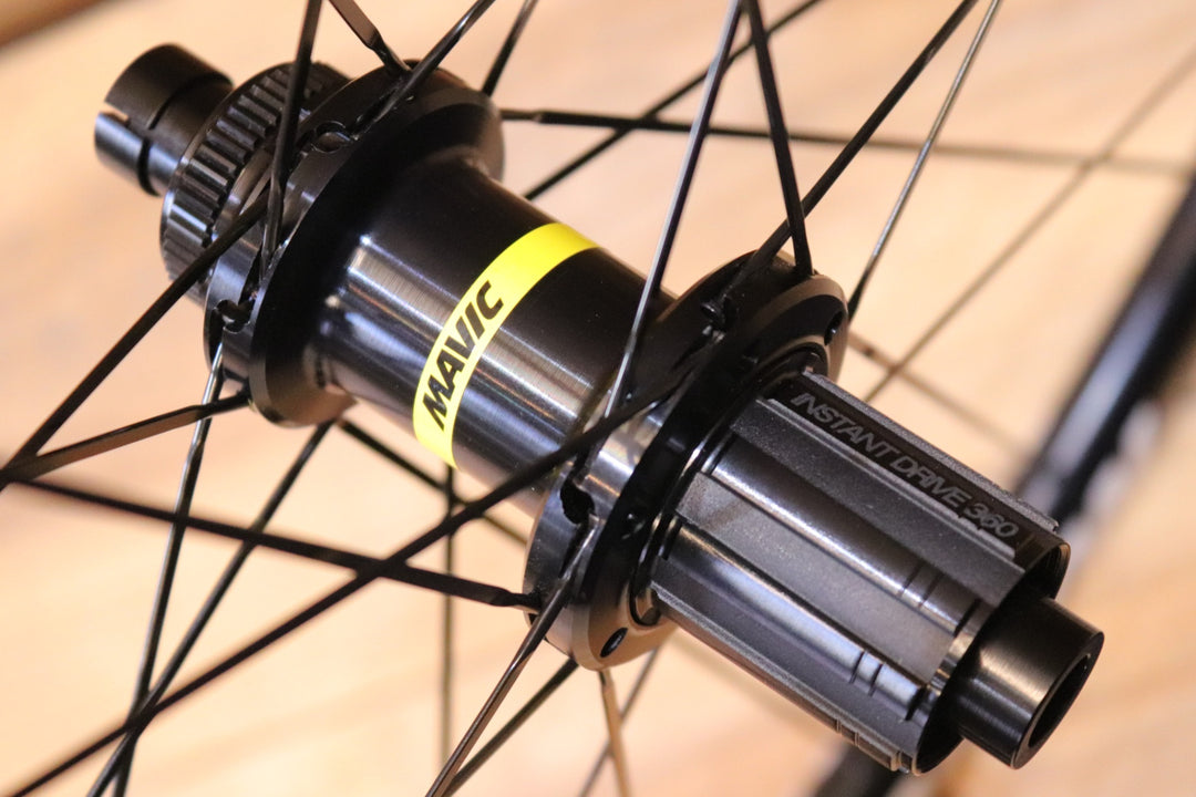 未走行品！ マヴィック MAVIC キシリウム KSYRIUM 30 DISC シマノ 11S/12S 19C アルミ チューブレスレディ ロードバイク ホイールセット 【広島店】