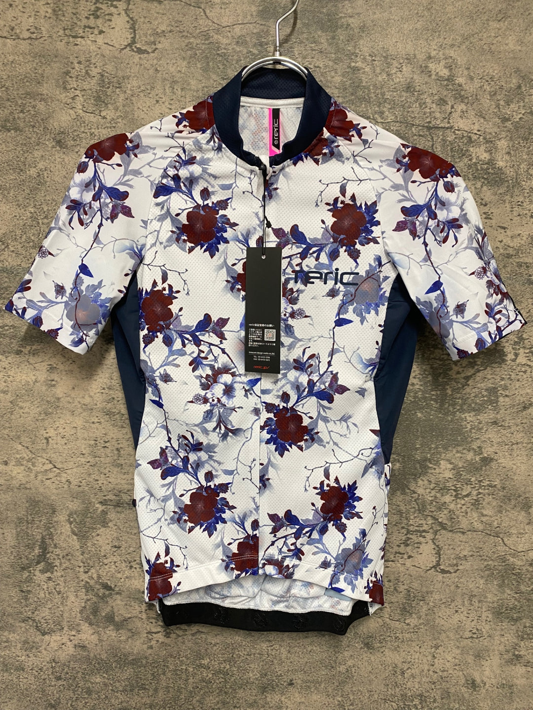 JV987 レリック reric Ador Standerd Jersey 半袖サイクルジャージ S 白 レディース