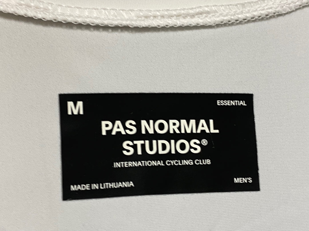 KJ294 パスノーマルスタジオ PAS NORMAL STUDIOS Essential Jersey 半袖 サイクルジャージ 白 M