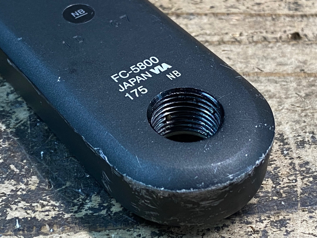 JM077 シマノ SHIMANO 105 FC-5800 クランクセット 175mm 50/34T