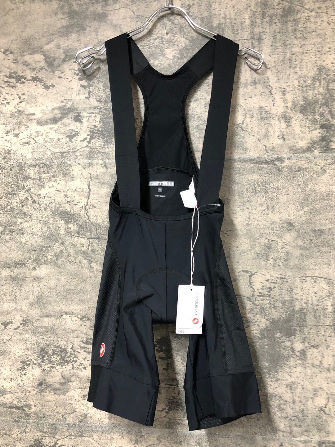 JQ861 カステリ CASTELLI COMPETIZIONE 2 BIBSHORT ビブショーツ 黒 XL