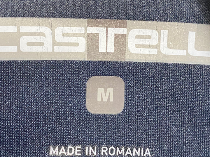 KG030 カステリ CASTELLI GRENADIER 長袖 サイクルジャージ 濃紺 M ※擦れ