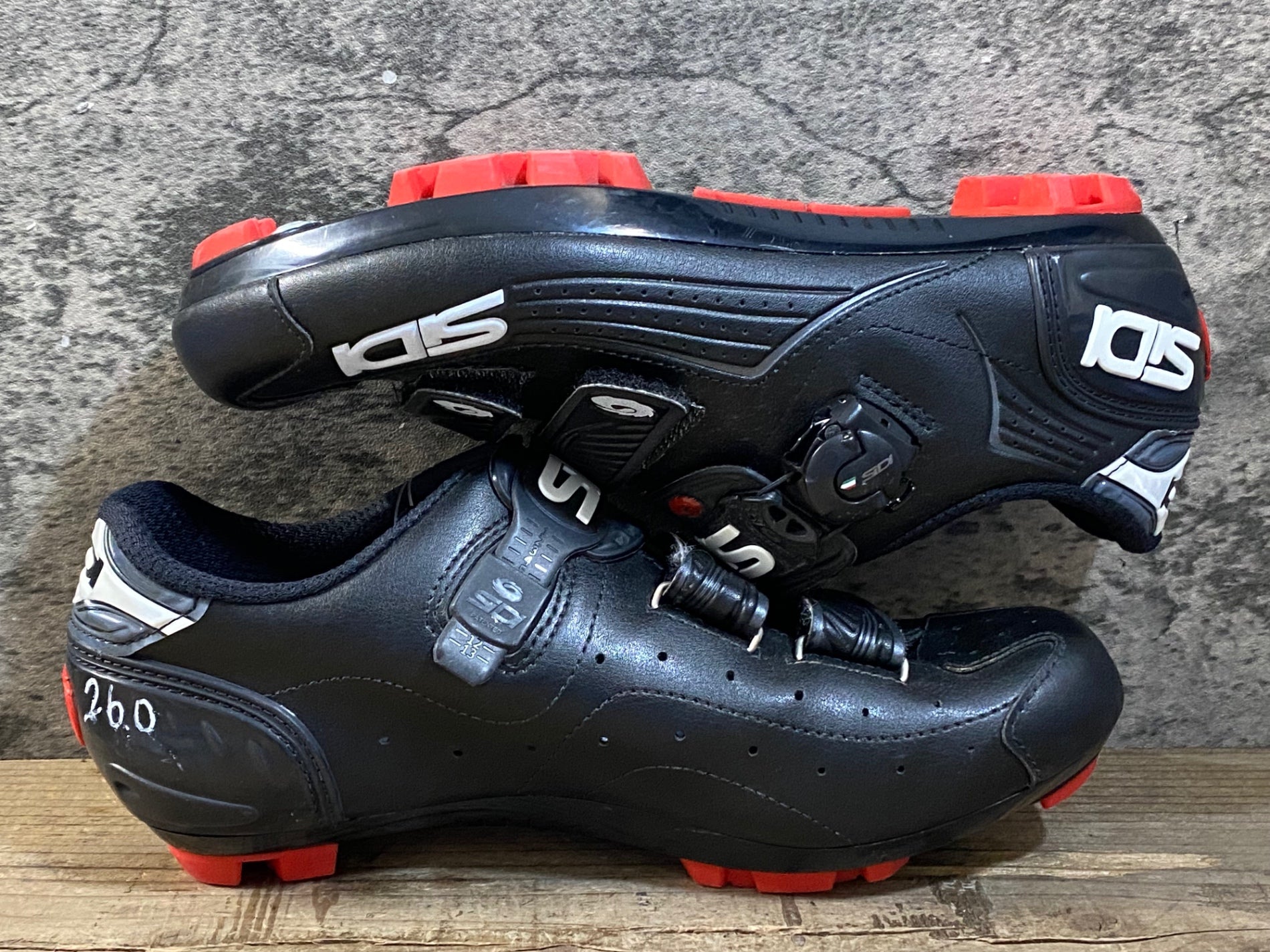 KG408 シディ SIDI TRACE MTB ビンディングシューズ 2穴 ブラック EU42