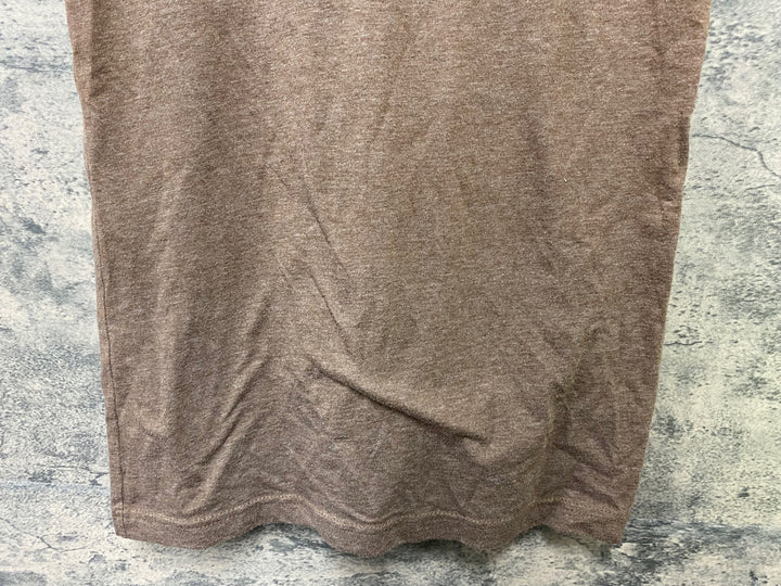 JS108 キャンバス CANVAS 半袖 Tシャツ 茶 XS