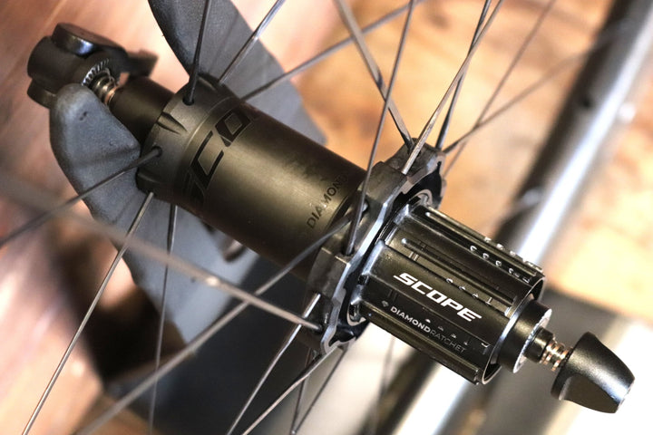 スコープ SCOPE R4 カーボン チューブレスレディ ホイールセット シマノ11S/12S 【東京南麻布店】