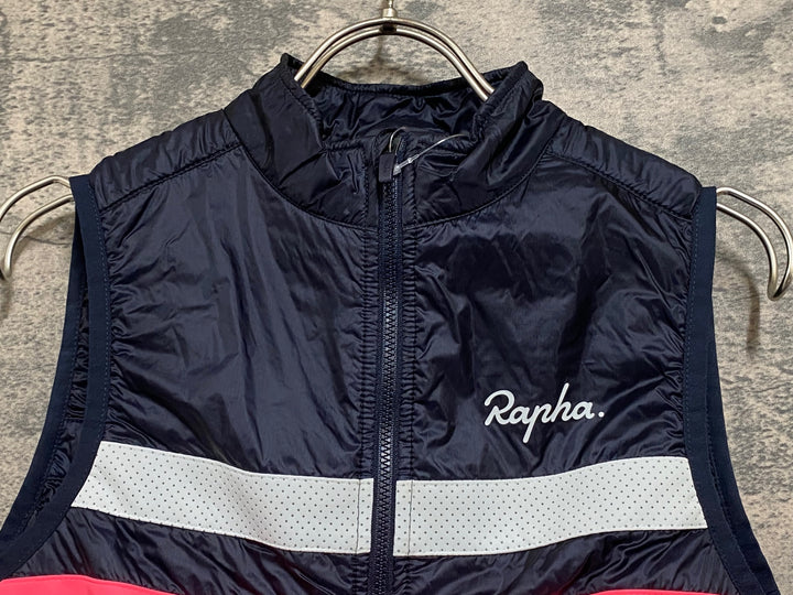 KG833 ラファ Rapha WOMEN’S BREVET INSULATED GILET ジレ サイクルベスト 黒 S レディース