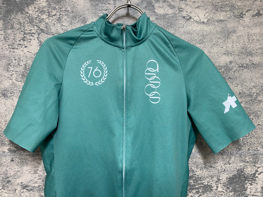 JM999 アソス assos FORTONI SHORT SLEEVE JERSEY 半袖 サイクルジャージ 緑 S