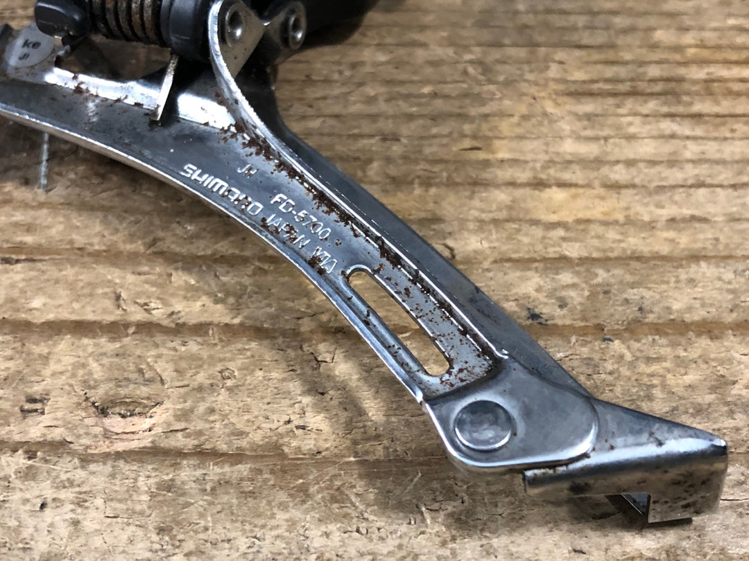 KL051 シマノ SHIMANO 105 FD-5700 フロントディレイラー バンド Φ34.9 2S