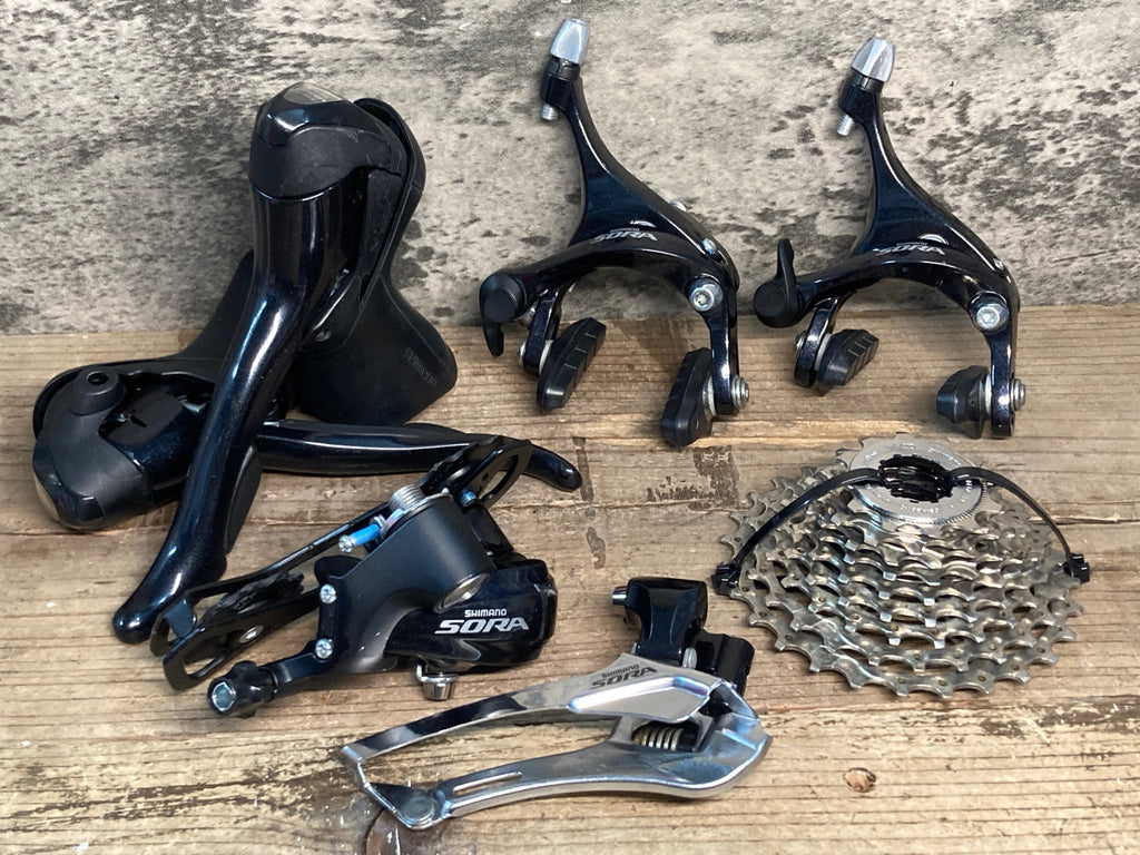 IR598 シマノ SHIMANO ソラ SORA 3500 コンポーネントセット STI,BR,FD