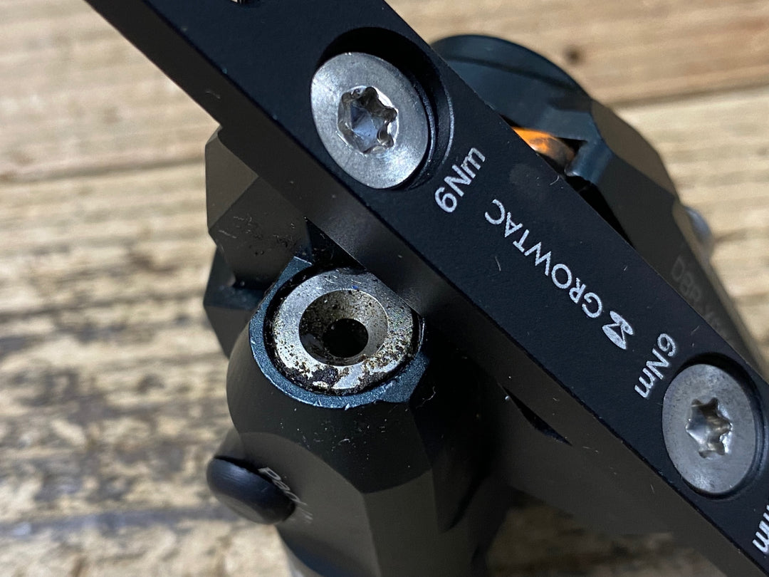 KQ599 グロータック GROWTAC EQUAL DBR-X0501-SL ディスクブレーキキャリパー フラットマウント 前後セット