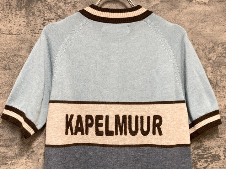 KK795 カペルミュール KAPELMUUR ウール 半袖 サイクルジャージ 水色 M