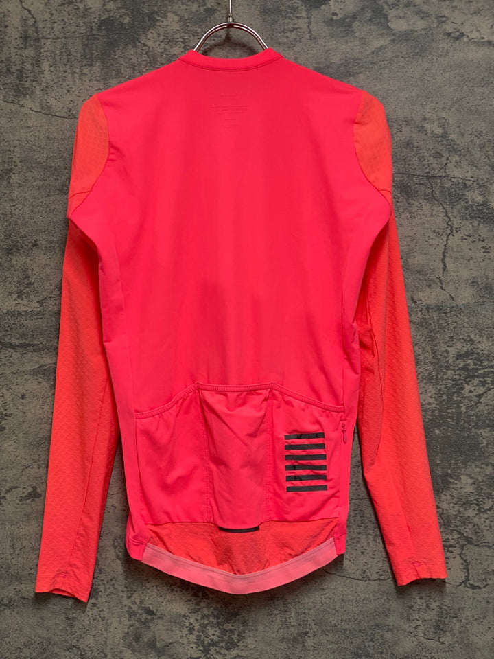 JP158 ラファ Rapha LS AERO JERSEY 長袖 サイクルジャージ ピンク M