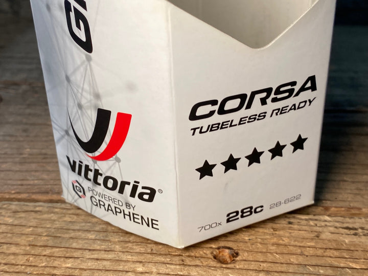 JX387 ヴィットリア Vittoria CORSA GRAPHENE 2.0 チューブレスレディタイヤ 700×28C 黒