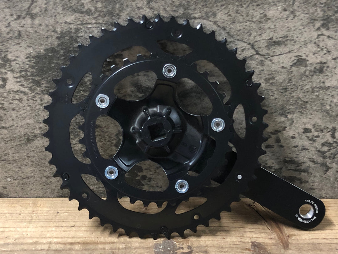 JQ238 シマノ SHIMANO FC-RS200 クランクセット 50/34T 165mm