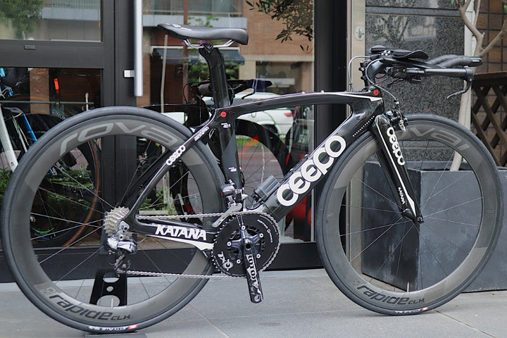 シーポ CEEPO カタナ KATANA 2015 Sサイズ シマノ アルテグラ 6870 Di2 MIX 11S カーボン トライアスロンバイク 【東京南麻布店】
