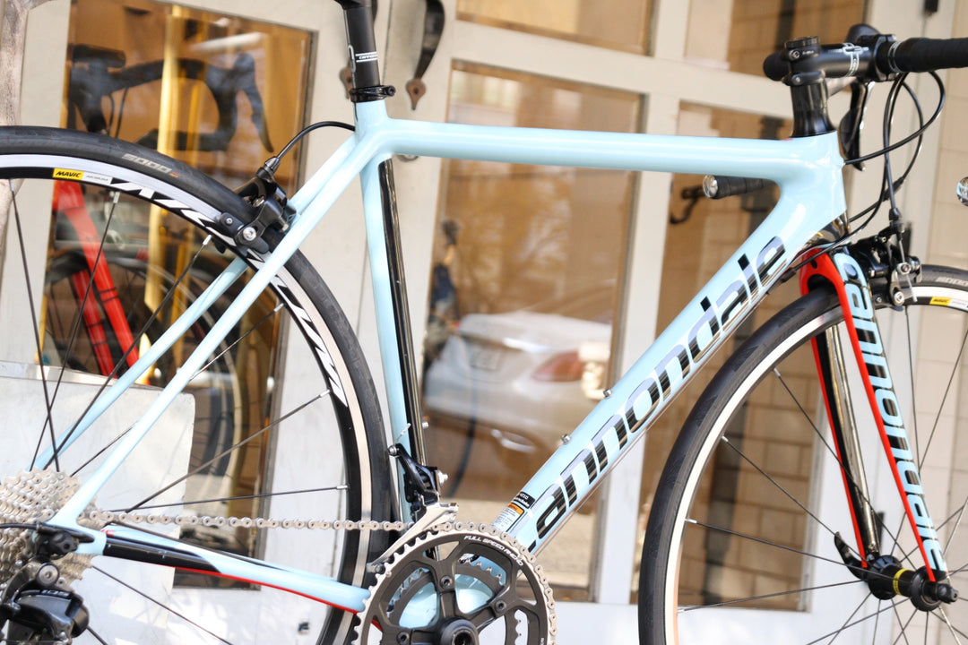 キャノンデール Cannondale スーパーシックスエボ SUPERSIX EVO 2017モデル 50サイズ シマノ 105 5800 MIX 11S カーボン ロードバイク 【横浜店】