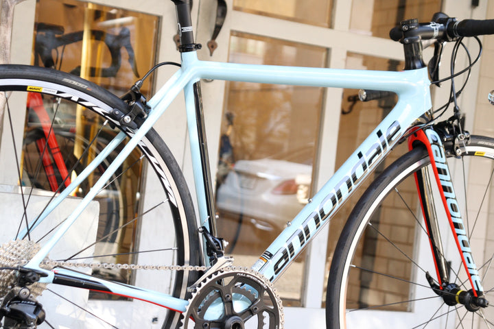 キャノンデール Cannondale スーパーシックスエボ SUPERSIX EVO 2017モデル 50サイズ シマノ 105 5800 MIX 11S カーボン ロードバイク 【横浜店】