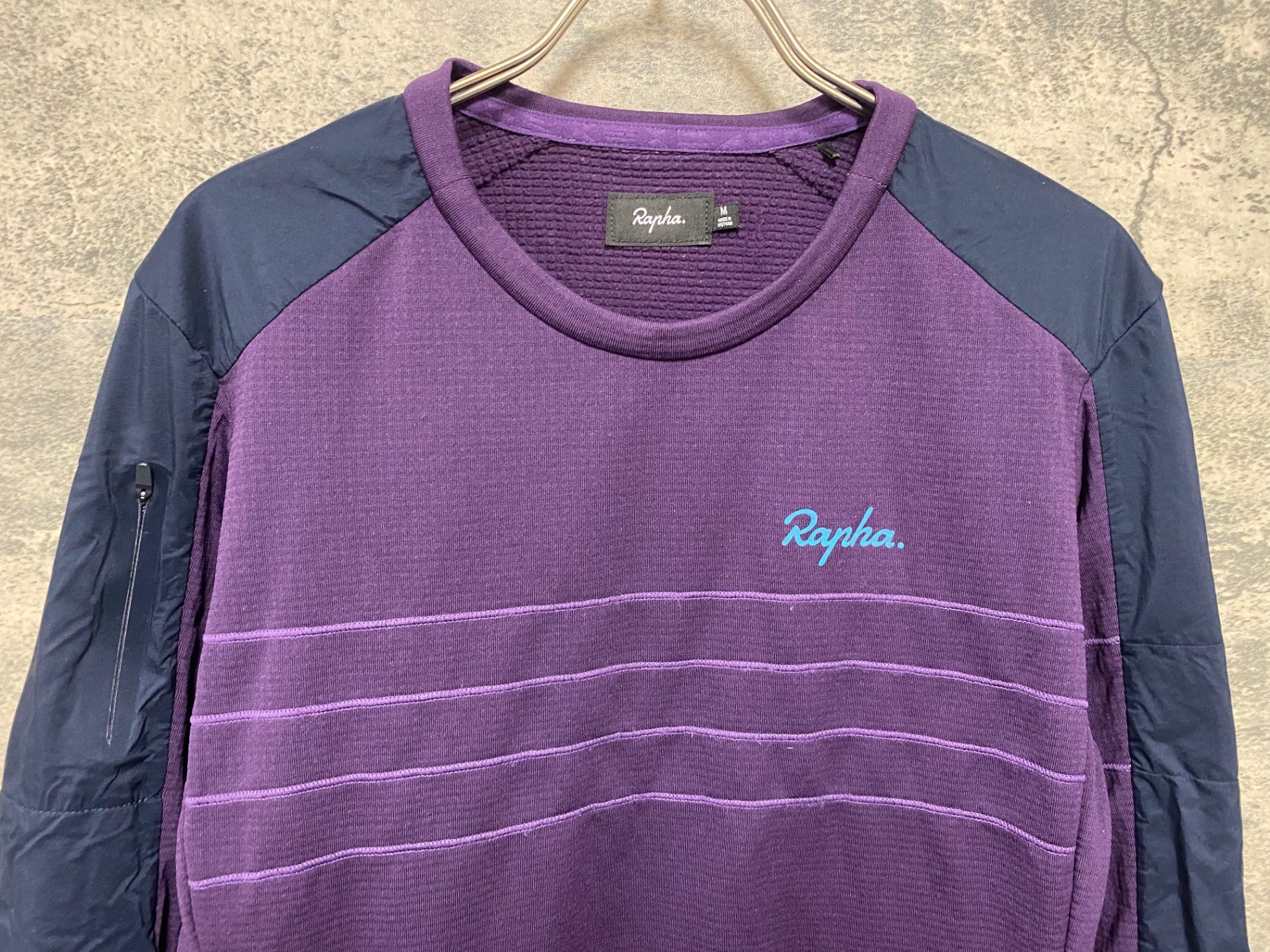 Rapha 長袖ポロシャツ M バーガンディ Rapha 長袖ポロシャツ M