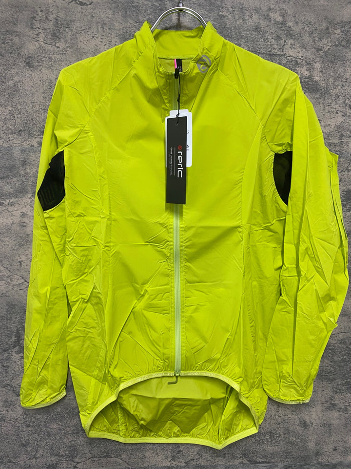JV971 レリック reric Women's Gemini-a Strech Light Wind Breaker 長袖ウィンドブレーカー 黄緑 L レディース