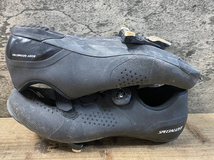 JZ187 スペシャライズド SPECIALIZED トーチ TORCH 2.0 ビンディングシューズ 3穴 黒 EU41