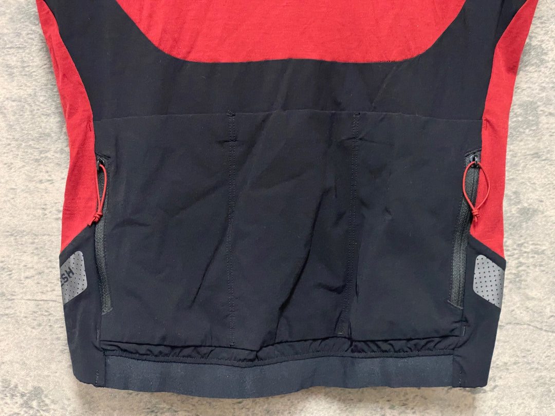 JX358 セブンメッシュ 7MESH 半袖 サイクルジャージ 赤 S