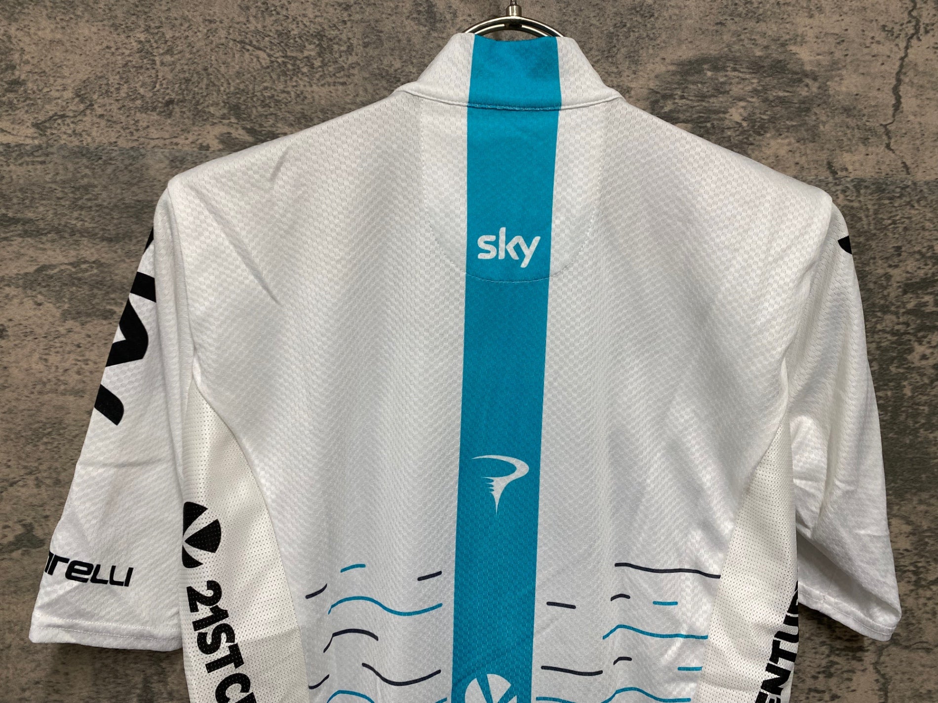 JV914 カステリ CASTELLI 半袖 サイクルジャージ 白 M TEAM Sky – BICI