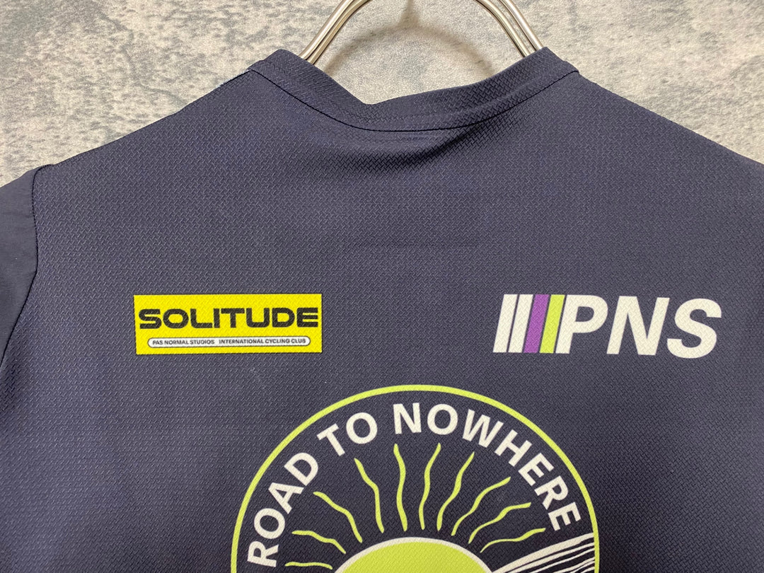 JY488 パスノーマルスタジオ PAS NORMAL STUDIOS Solitude Logo Jersey 半袖 サイクルジャージ グレー S