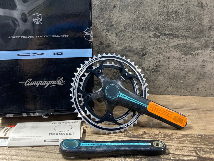 JR758 カンパニョーロ CAMPAGNOLO CX CARBON 10S crankset クランクセット 172.5 36-46 FC11-CXX266C