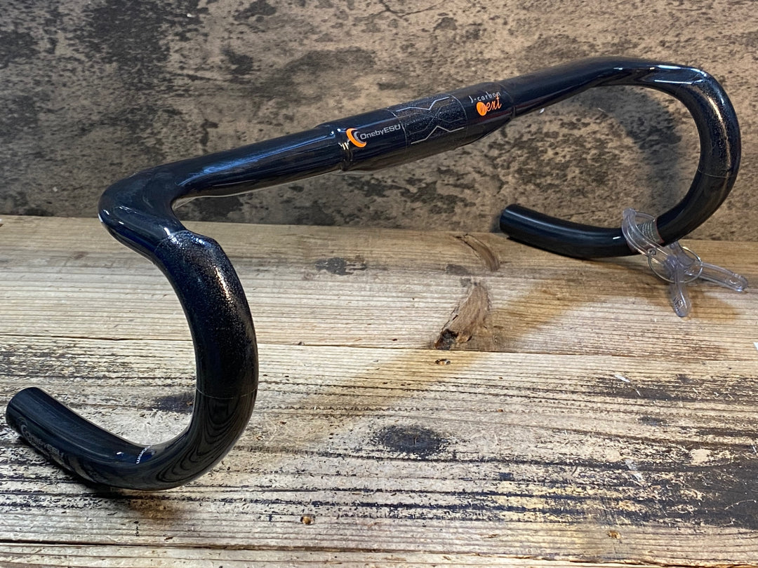 JW317 ワンバイエス OnebyESU J-CARBON NEXT カーボン ドロップハンドル Φ31.8 ブラケットC-C400mm