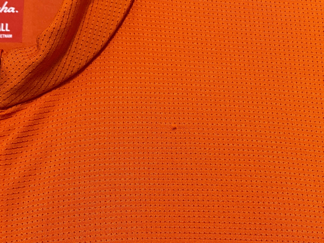 KC223 ラファ Rapha PRO TEAM TRAINING JERSEY 半袖 サイクルジャージ 紺オレンジ S