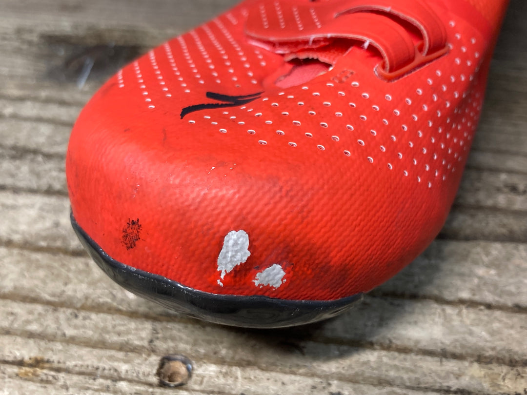 JX493 スペシャライズド SPECIALIZED S-WORKS RD ビンディングシューズ 赤 白 EU41.5 3穴