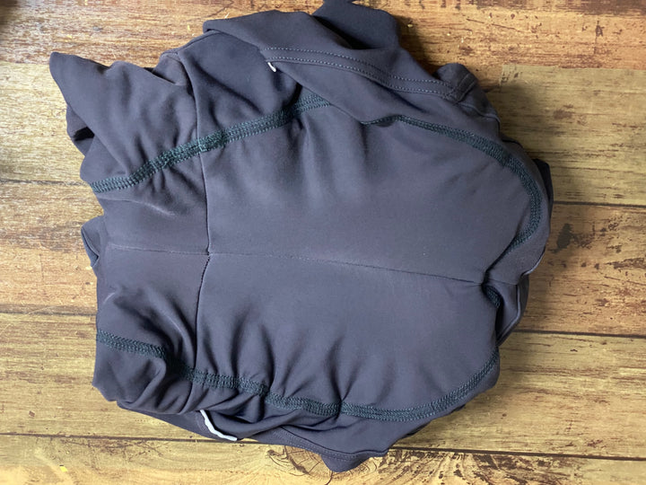 KG815 カステリ CASTELLI ロッソコルサ ROSSO CORSA ビブタイツ グレー M 裏起毛