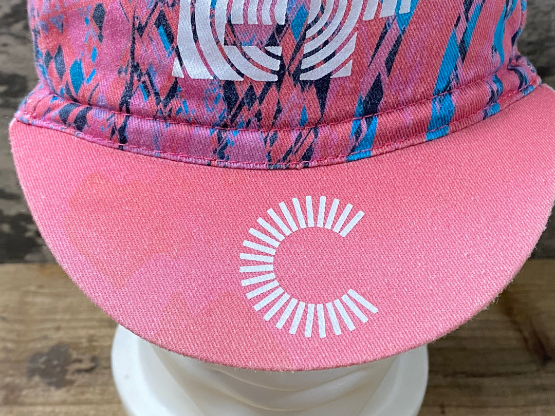 KH656 ラファ Rapha EF EDUCATION TIBCO-SVB CAP サイクルキャップ ピンク ※タグカット
