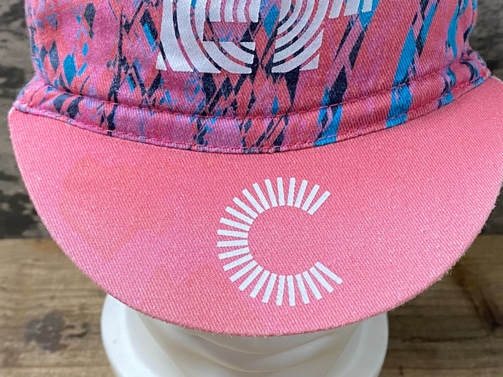 KH656 ラファ Rapha EF EDUCATION TIBCO-SVB CAP サイクルキャップ ピンク ※タグカット