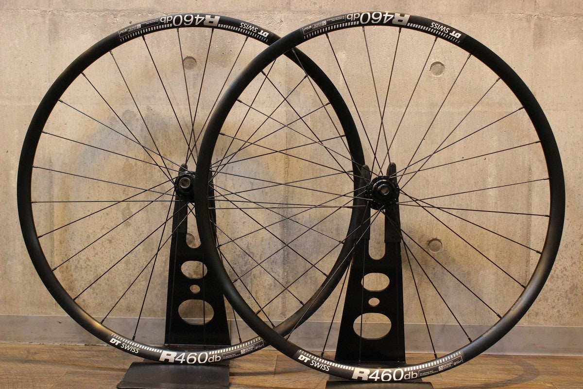 DT SWISS R460 DB アルミ チューブレスレディ ホイールセット シマノ