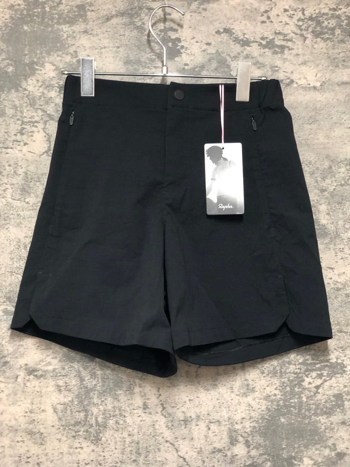 KM127 ラファ Rapha WOMEN'S TECH SHORTS ハーフパンツ 黒 XXS
