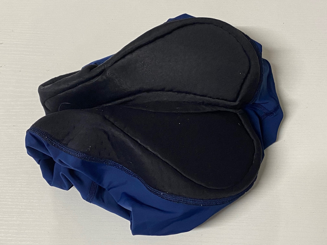 KC780 ラファ Rapha CORE BIB SHORTS ビブショーツ 青 ホワイト M　使用に伴う擦れ、光沢あり