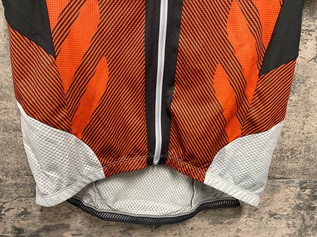 JT589 シマノ SHIMANO 半袖 サイクルジャージ オレンジ XXL