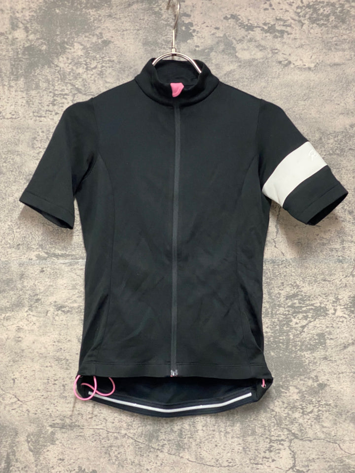 JU475 ラファ Rapha CLASSIC JERSEY 半袖 サイクルジャージ ブラック ピンク XXS 未使用