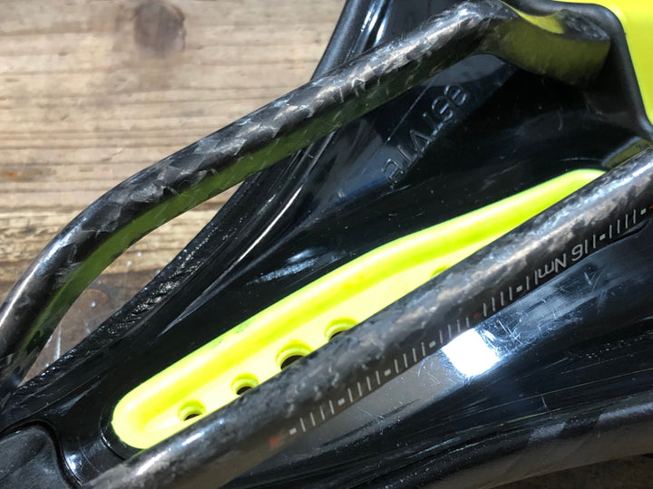 JY385 アスチュート ASTUTE TIME LITE サドル 黒 黄 137mm CARBON NIO