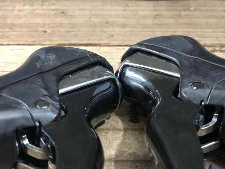 JR254 シマノ SHIMANO デュラエース DURA-ACE ST-9000 STIレバー 2x11S ※レバー変速滑り ジャンク SLケーブルカバー欠品
