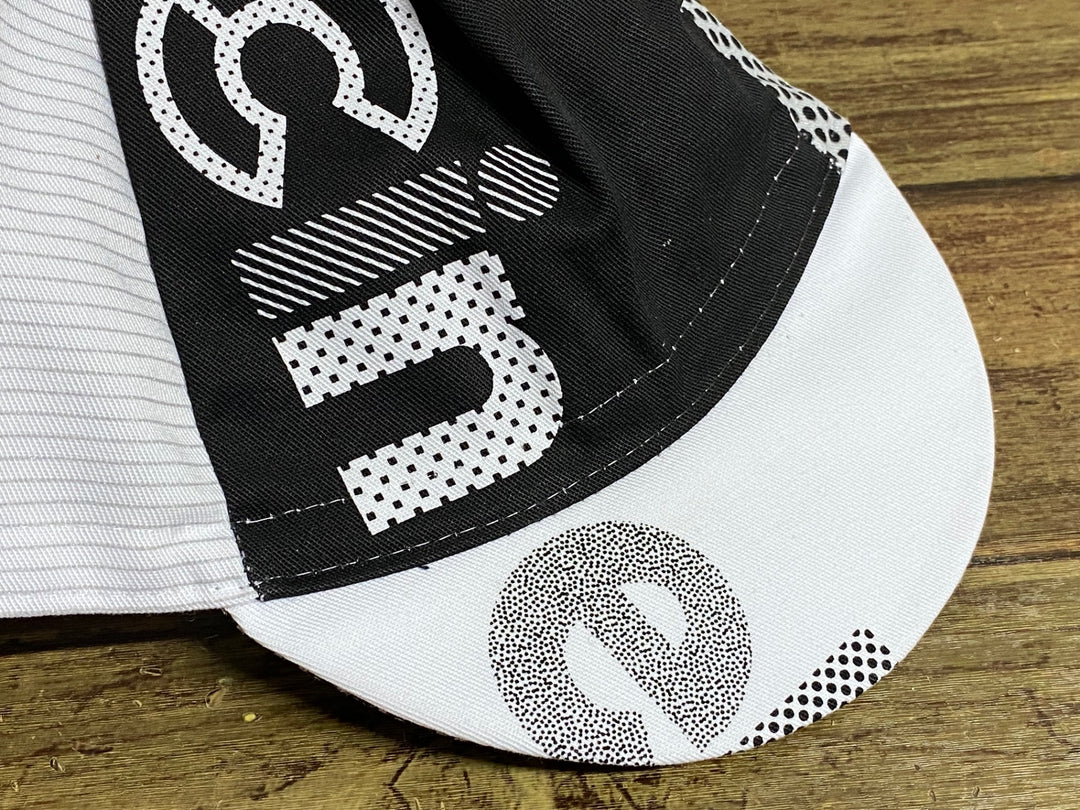 KD333 チネリ Cinelli サイクルキャップ 黒 白 ワンサイズ